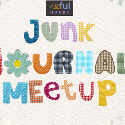 Artful Hours: March Junk Journal Meetup - logo